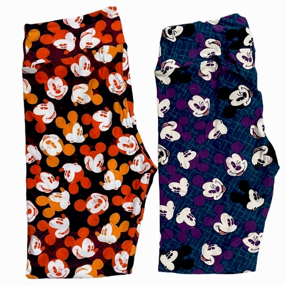 LuLaRoe Pants - Mickey Mouse Disney OS One Size Leggings
